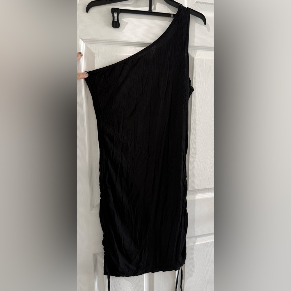 Classic Black Ribbed Maxi Dress